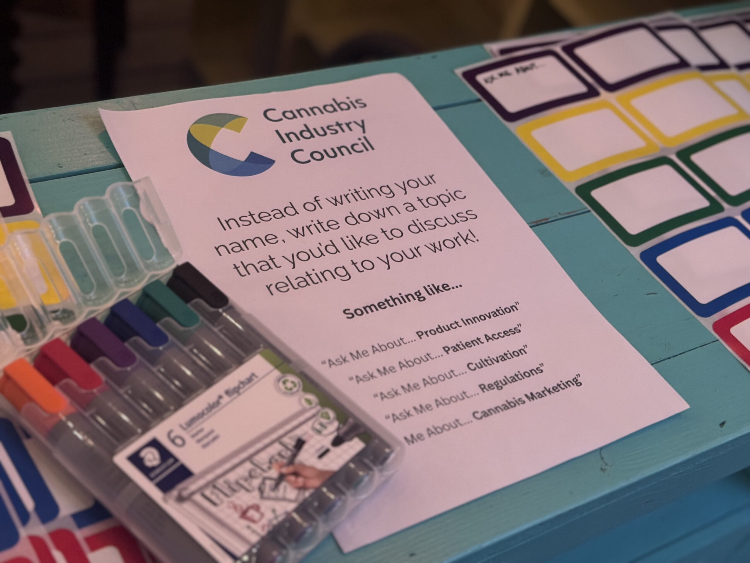 CIC Nametags Event Photo
